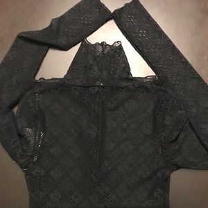 Free People Tops- black and cream